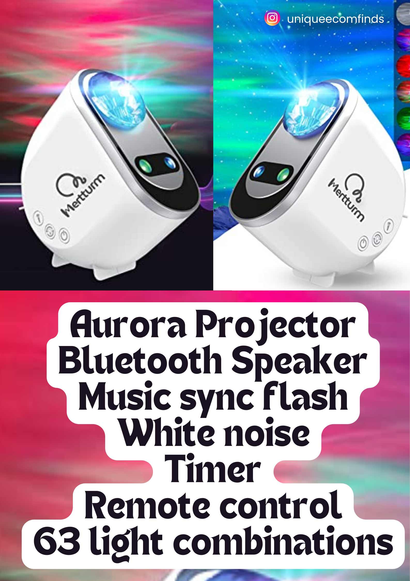 All in one Galaxy Aurora Projector