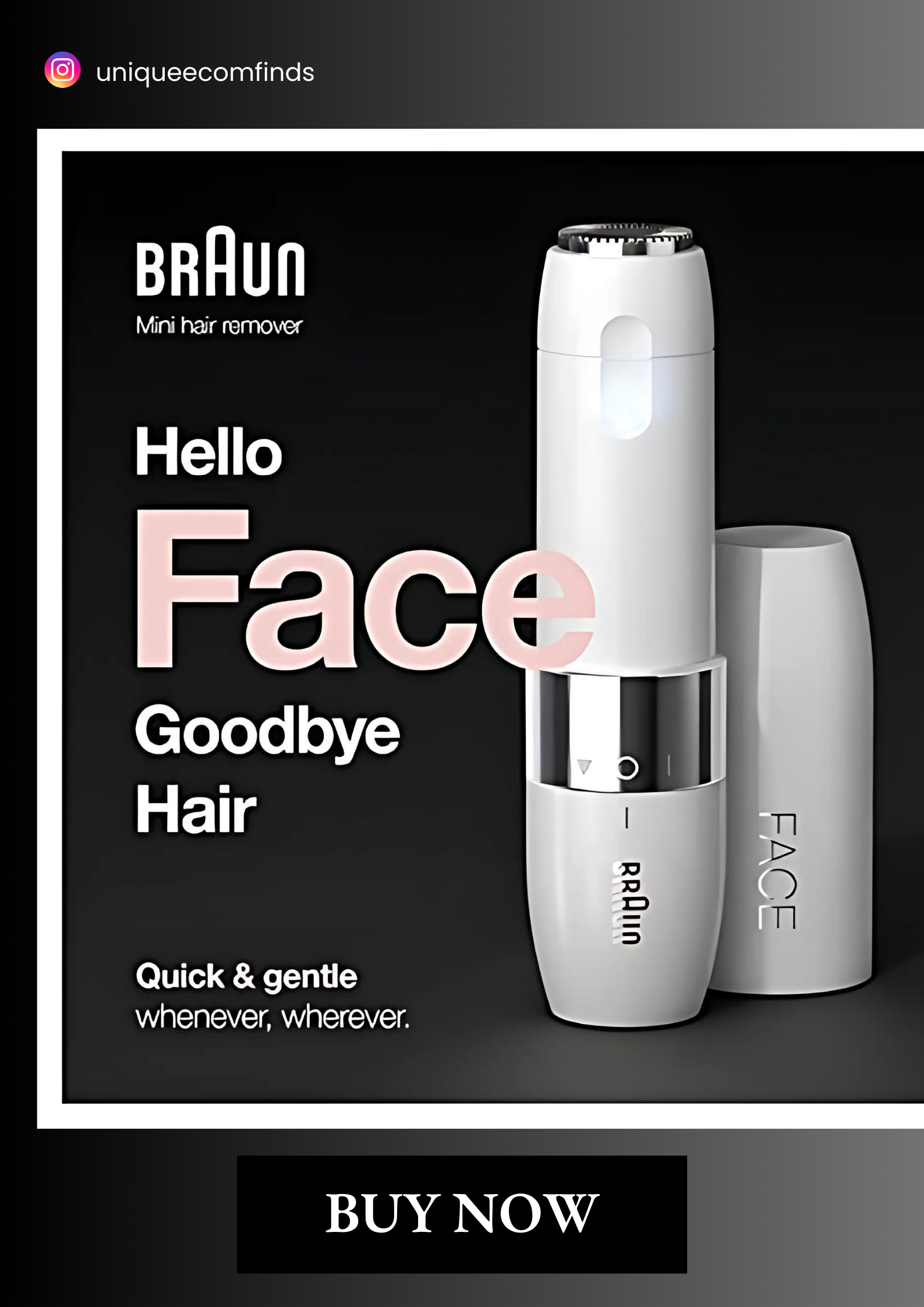 Braun Face Mini Hair Remover