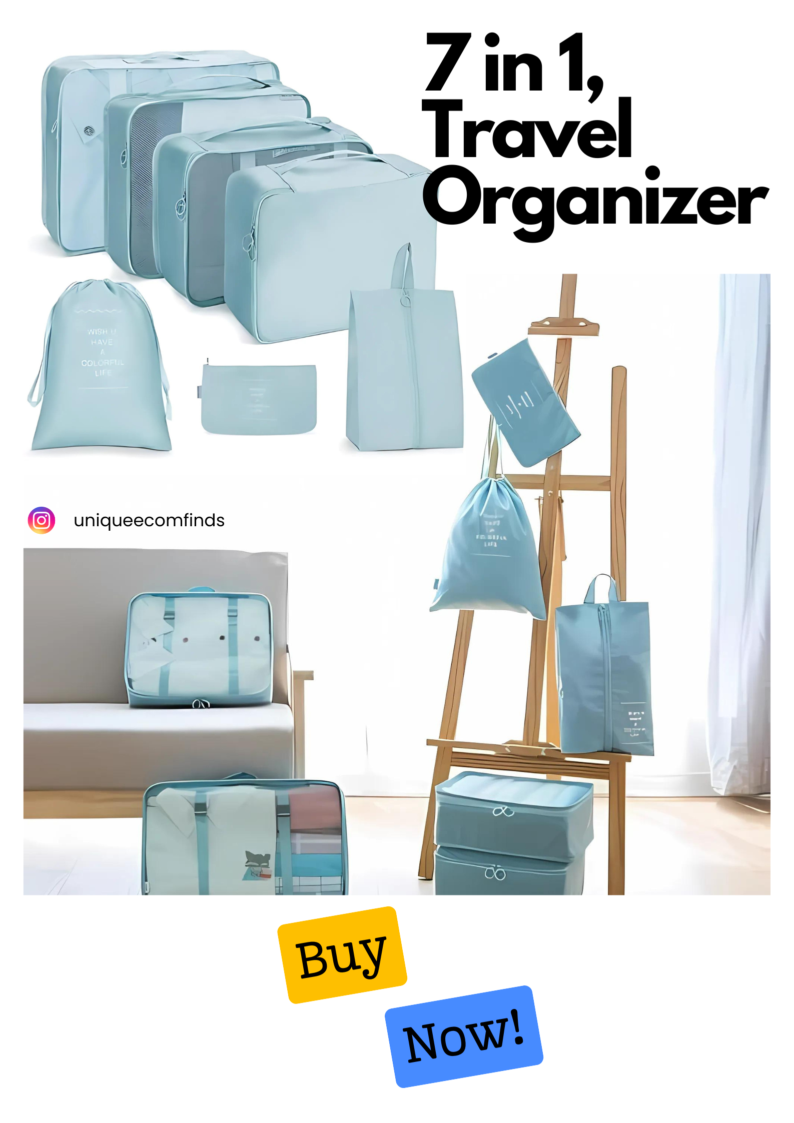 7 in 1, Travel Organizer