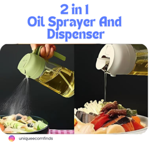 2 in 1 Oil Sprayer And Dispenser
