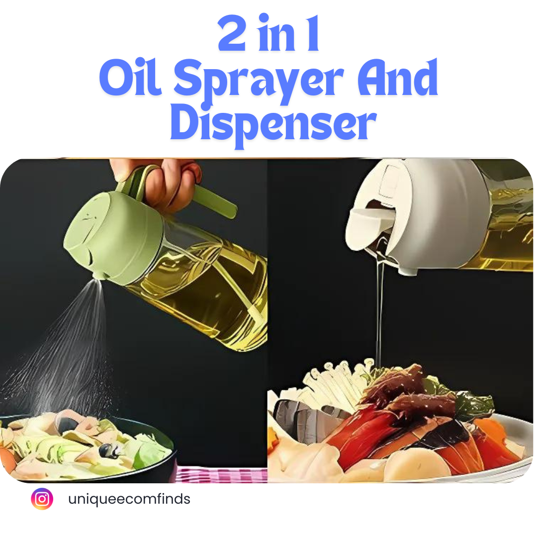 2 in 1 Oil Sprayer And Dispenser