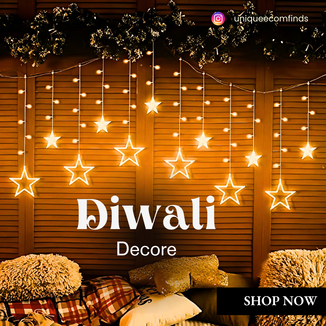 Star Curtain String Lights