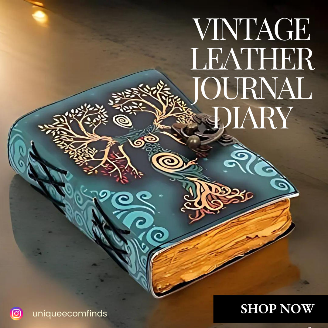 Vintage Leather Journal diary
