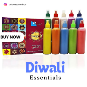 Rangoli Powder Colors Bottles