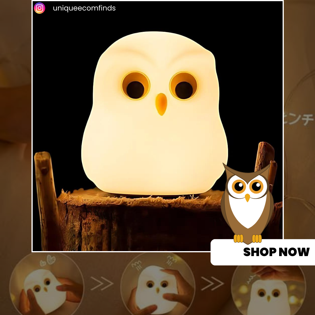 Night Lamp for Bedroom, Touch Silicone Lamp, 7 Colour Changing Light for Kid Bedroom, USB Rechargeable, Diwali Lights for Decoration